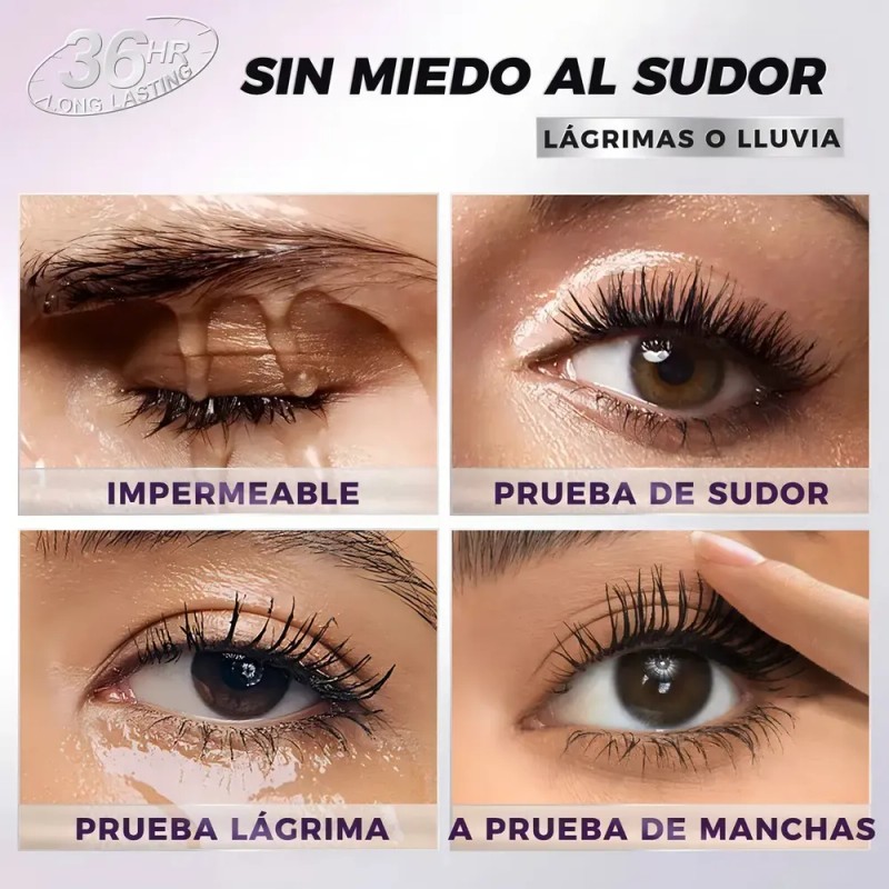 Máscara de Pestañas Sace Lady Negro A Prueba de Agua