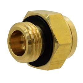 BIGM (Maruyama Seisakusho) 625699 Different Diameter Metal Fittings PF1/4 x 8.5 Female Diameter 8.5 (ISO) x Male Diameter 8.5 (SW)