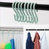 sourcing map 8 Pack S Shaped Hooks Plastic Hanger for