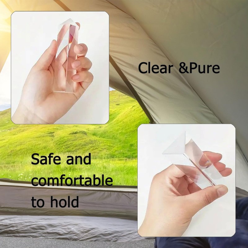 Triangle Prism, Crystal Prism Triangle, Prism Photography, Pack of 2