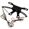 Rudyness LED Fender Turn Signal Kit Smoked Lens&Tag Light&Bracket For