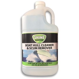 Shine Doctor Boat Hull Cleaner 128 oz.(Gallon). Removes Stains and Scum Lines on Boat Hulls. Biodegradable & Environmentally Friendly!