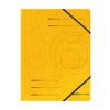 Herlitz Colorspan A4 Elastic Folder - Yellow (5 Pieces)