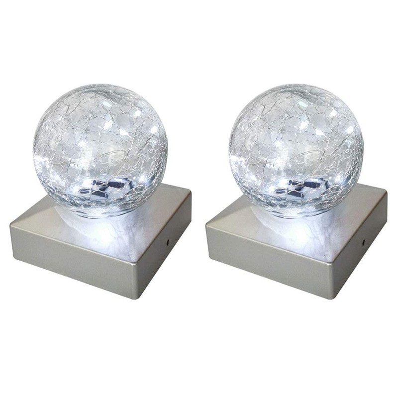 SUNNYPARK Solar Post Cap Lights Deck Fence 4x4 Outdoor Lighting