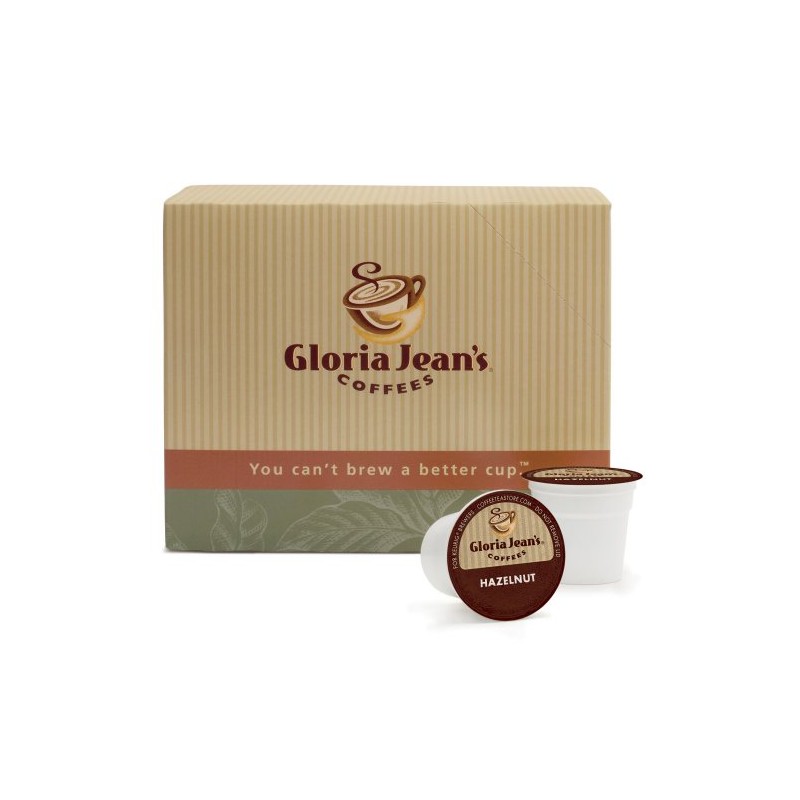 Gloria Jean's Coffees, Hazelnut Coffee, K-Cup Portion Pack for Keurig