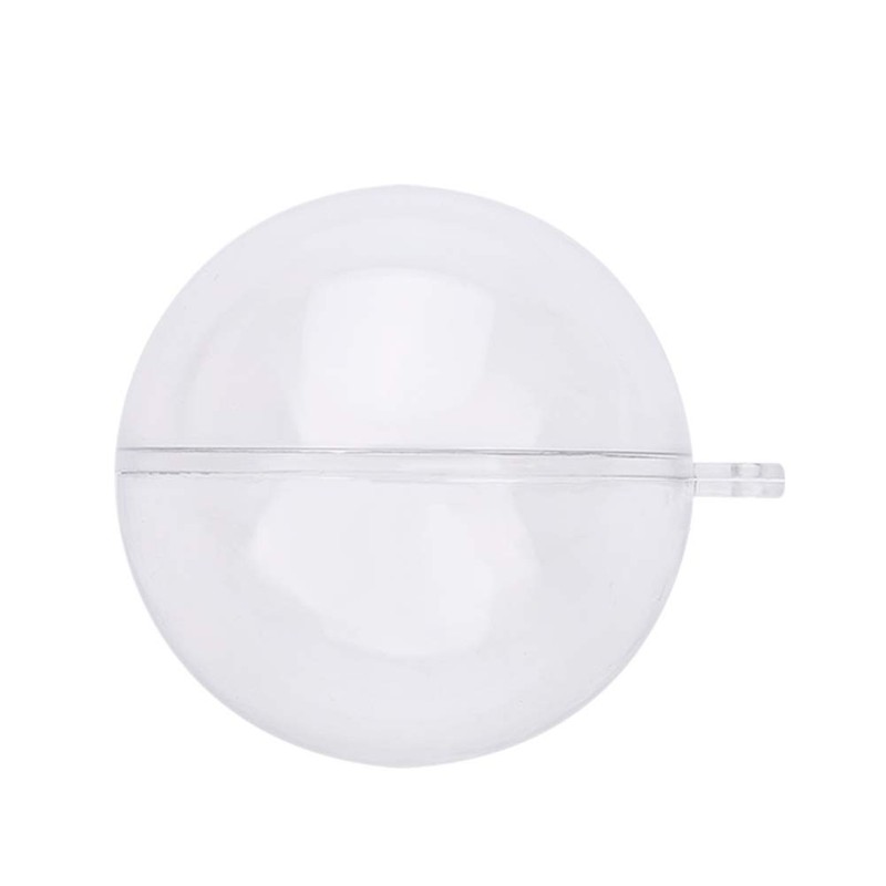20 Piezas Bola De Plástico Transparente Rellenable Adornos De Decoración