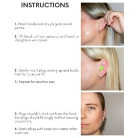 LitoMagic Ear Plugs for Sleeping - Ultra Soft, Multi-Sized – Black