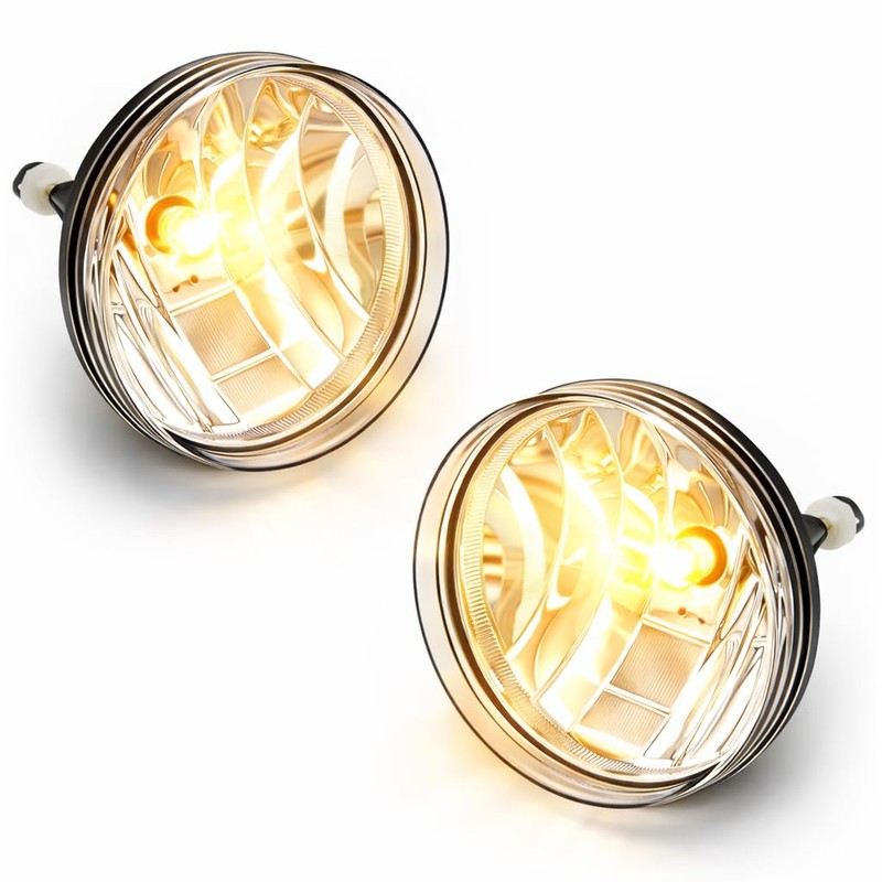 Nioboee Fog Lights Assembly Compatible with 2007-2013 GMC Sierra 1500/2007-2014