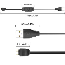 XMSJSIY 5V 3Pin ARGB Controller USB Power Supply RGB PC Fan Controller LED Light Strip Controller Cable for PC LED Stripe Fans Water Cooling Accessories - 2PCS