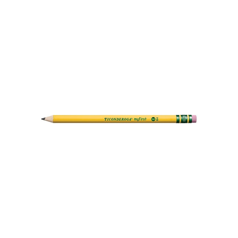 My First Ticonderoga Woodcase Primary Fat Pencil, HB 2, 1