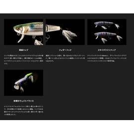 JACKALL 115 Jackal Kawashi Mikey JACKALL Kawashi Mikey [2] Scale Berry Wakasagi, 0.7 oz (19.5 g)