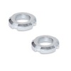 Ganter Normelemente Slot Nuts DIN 70852, Pack of 2, Steel,