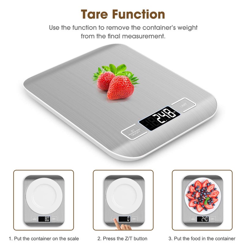 Mik-Nana Food Scale, 22lb Digital Kitchen Scale Weight Grams and