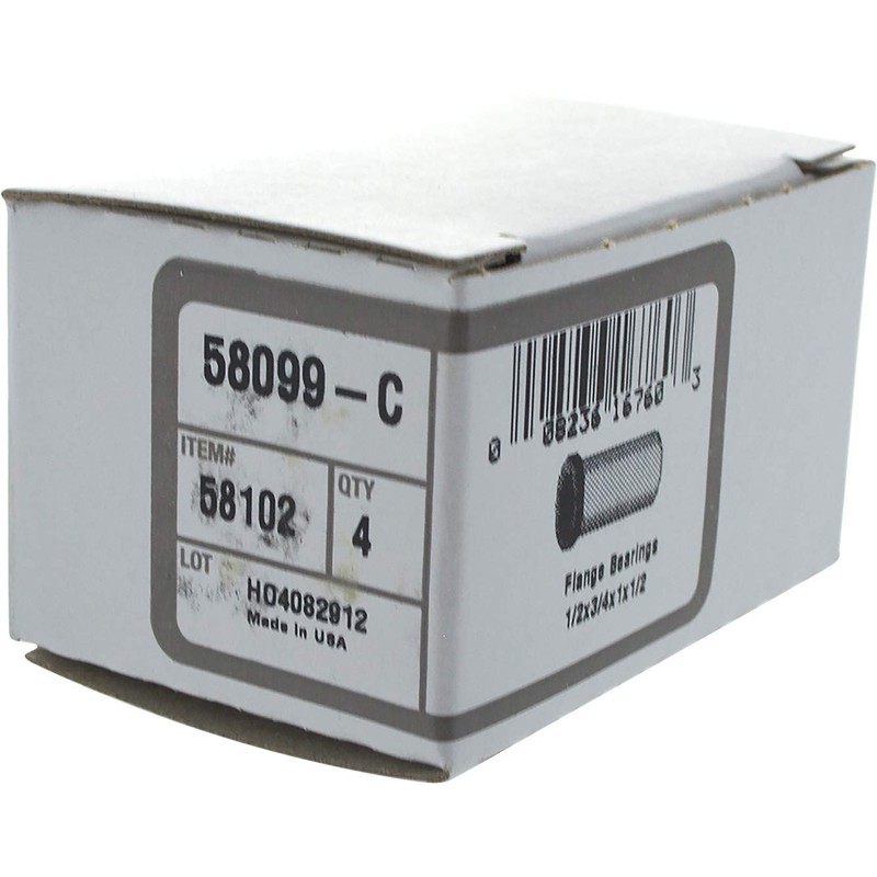 Hillman 58102 Rodamiento de brida, bronce 1/2 x 3/4 x