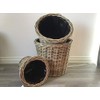 Round Tapered Basket/Planter, Plastic Lined, Excellent Quality, Very Strong Kuba