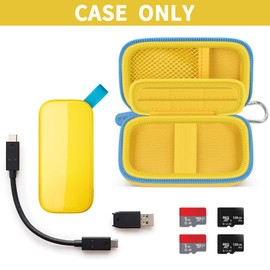 Hard Case Compatible for SanDisk 500GB/250GB/1TB/2TB Extreme Portable SSD - SDSSDE60-500G-G25 (Yellow)