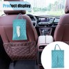 Car Tissue Holder, PU Leather Car Backseat Napkin Holder, Rectangular