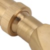 Fan Shaped Fountain Nozzle Copper Adjustable Uniform Water Spray Fan