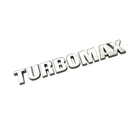 1pc New Hood Letter Logo Emblem Badge Adhesive Nameplate Compatible with 2024-2025 Silverado Turbo-max 85079242 (Chrome)