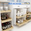 Sawjut Pull Out Cabinet Organizer, Slide Out Wood Drawer Shelf,