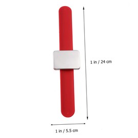 Operitacx 2pcs Magnetic Bobby Holder Wristband Hairdresser Tool for Salon Use Lightweight and Practical Design Hairpin Organizer for Stylists and Home Use