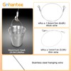 8Pcs Adjustable Picture Hanging Wire Kit, 4Pcs x 1m (3.3ft)