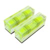 SIZIKJXGHWYI 2Pcs Square Bubble Spirit Levels with Magnetic Base 52x20x15mm
