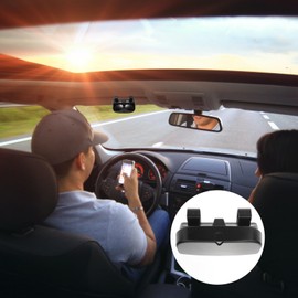 ledmomo Sunglass Case, Car Sun Visor Box, Sunglasses Holder, Car Sun Visor, Sunglasses Storage, Eyeglass Storage Case, Organizer Holder, Black