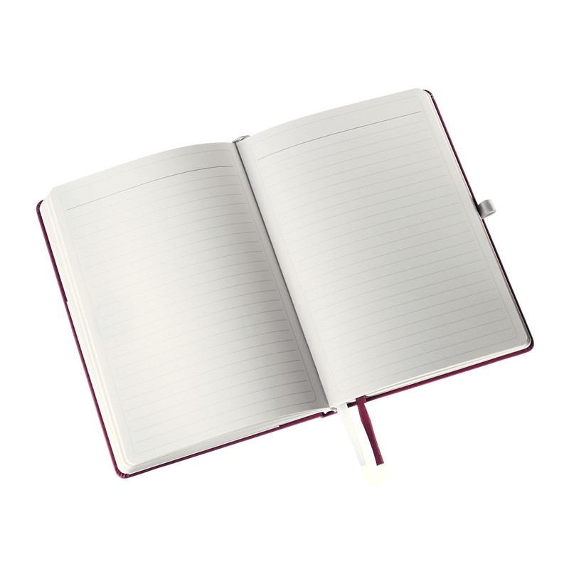 Leitz Style A5 Hard Cover Ruled Notebook - Garnet Red