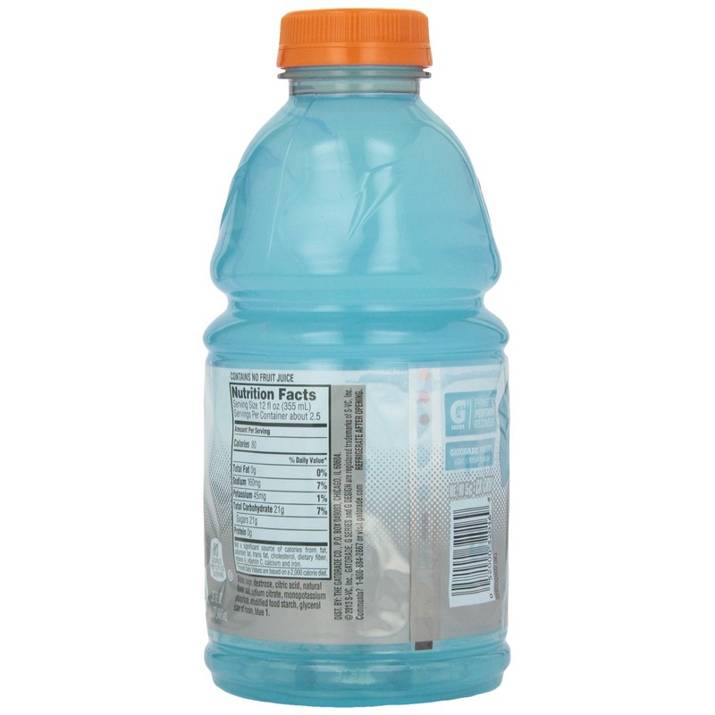 Gatorade Drinks, Glacier Freeze, 32 Ounce (Pack of 12)
