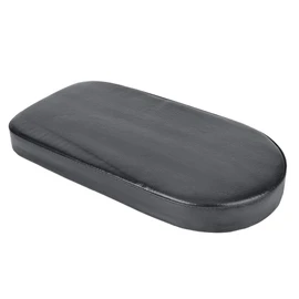 Black, Comfortable, Shockproof PU Cushion for Bicycle Rear Saddle Seat Cover, Easy Installation, Ergonomic Design, Thick Inner Sponge with Sturdy (Semicircular
