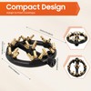 23-Head Gas Wok Burner, Cast Iron Brass, 8.9" Compact, High