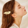 Französische Haarspange gold – Elegante Metal Hair Clip für Damen,