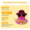 wonuu Car Dashboard Ducks, Saxophone Decor Rubber Duck Car Ornaments