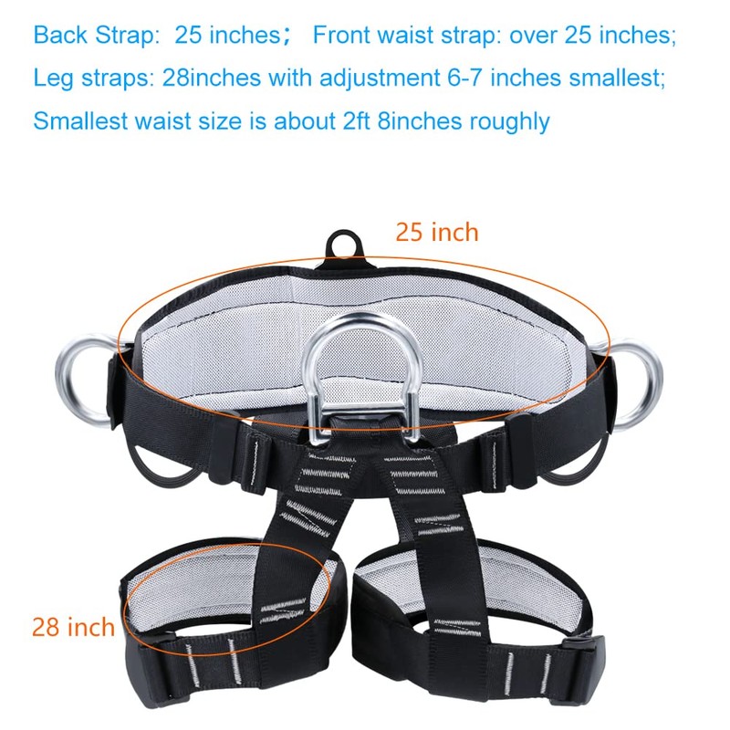 X XBEN Thicken Climbing Harness, Protect Waist Safety Harness Gear,