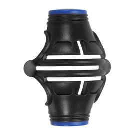 PATIKIL Golf Ball Marker Stencil 360 Degree Triple Track Golf Ball Alignment Marking Tool Line Drawing Marker for Men Women, Black/Blue