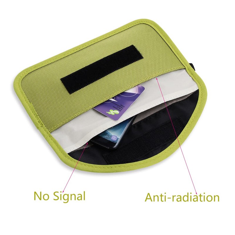 RFID Pink Signal Blocking Case Credit Card Sleeves Keyless Go