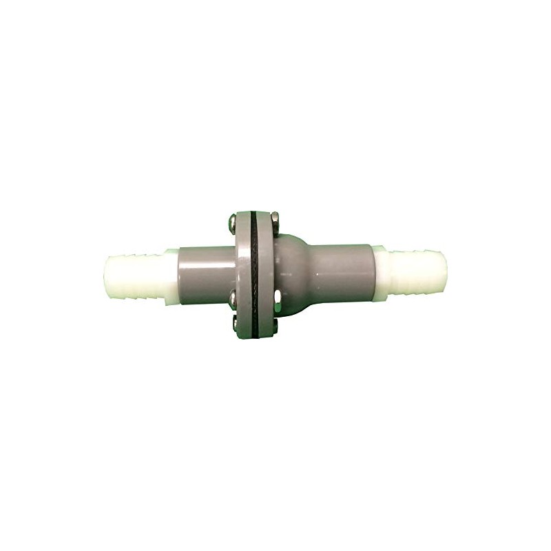 74 Style Flapper Check Valve with 3/4-in Barbed Adapter Ends