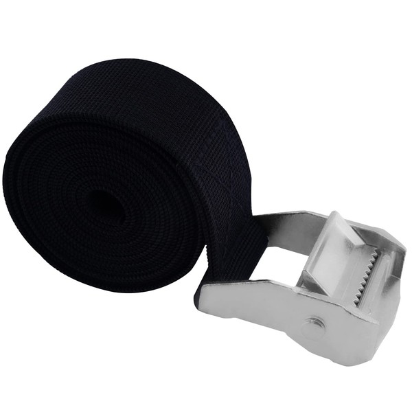 MroMax 1.5" Width x 6.56ft Length Lashing Straps Polypropylene Cam