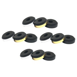 TEHAUX 12pcs Speaker Isolation Pads Vibration Dampers for Turntable Subwoofer and Audio Equipment High Density Material Shock Absorbing Feet for Enhanced Stability and Protection