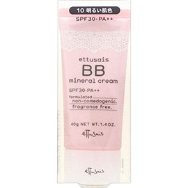 Ettusse BB Mineral Cream 10 (Light Skin Color) SPF 30, PA++, 1.4 oz (40 g)