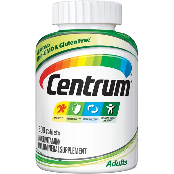 Centrum Adult Multivitamin/Multimineral Supplement with Antioxidants, Zinc and B Vitamins - 300 Count
