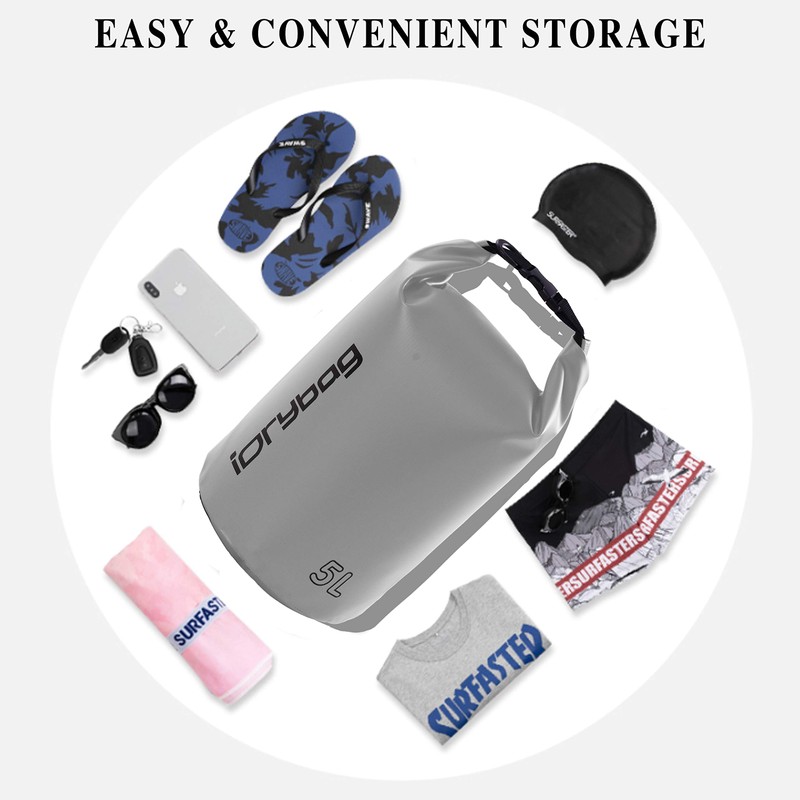 IDRYBAG Waterproof Backpack Dry Bag forMen, Floating Bag Dry Backpack