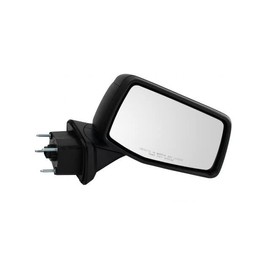 Right Passenger Side Power Mirror - Textured Black - Heated - Manual-Folding - Temp Sensor - Compatible with 2019-2020 GMC Sierra 1500