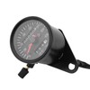 60mm Black Motorcycle Odometer Speedometer Gauge with indicator