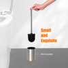 Ibergrif 4PCS Toilet Brushes Replacement, Stainless Steel Handle Toilet Brushes
