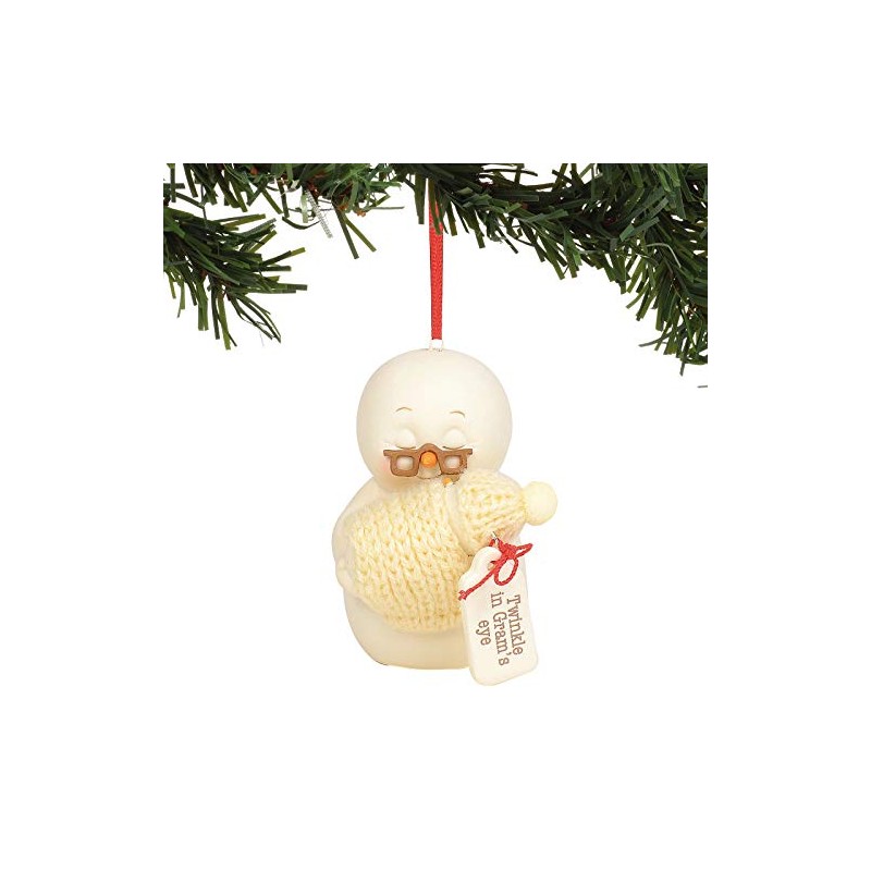Snowpinions Twinkle in Gram's Eye Hanging Ornament, Polyester, Multicoloured, One