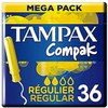 TAMPAX Compak Tampons Regular Loading Sleeve