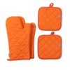 Oven Mitts and Pot Holders 4 pcs Set,High Heat Resistant