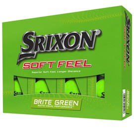 Srixon Men's Soft Feel Brite Golf Balls - Red